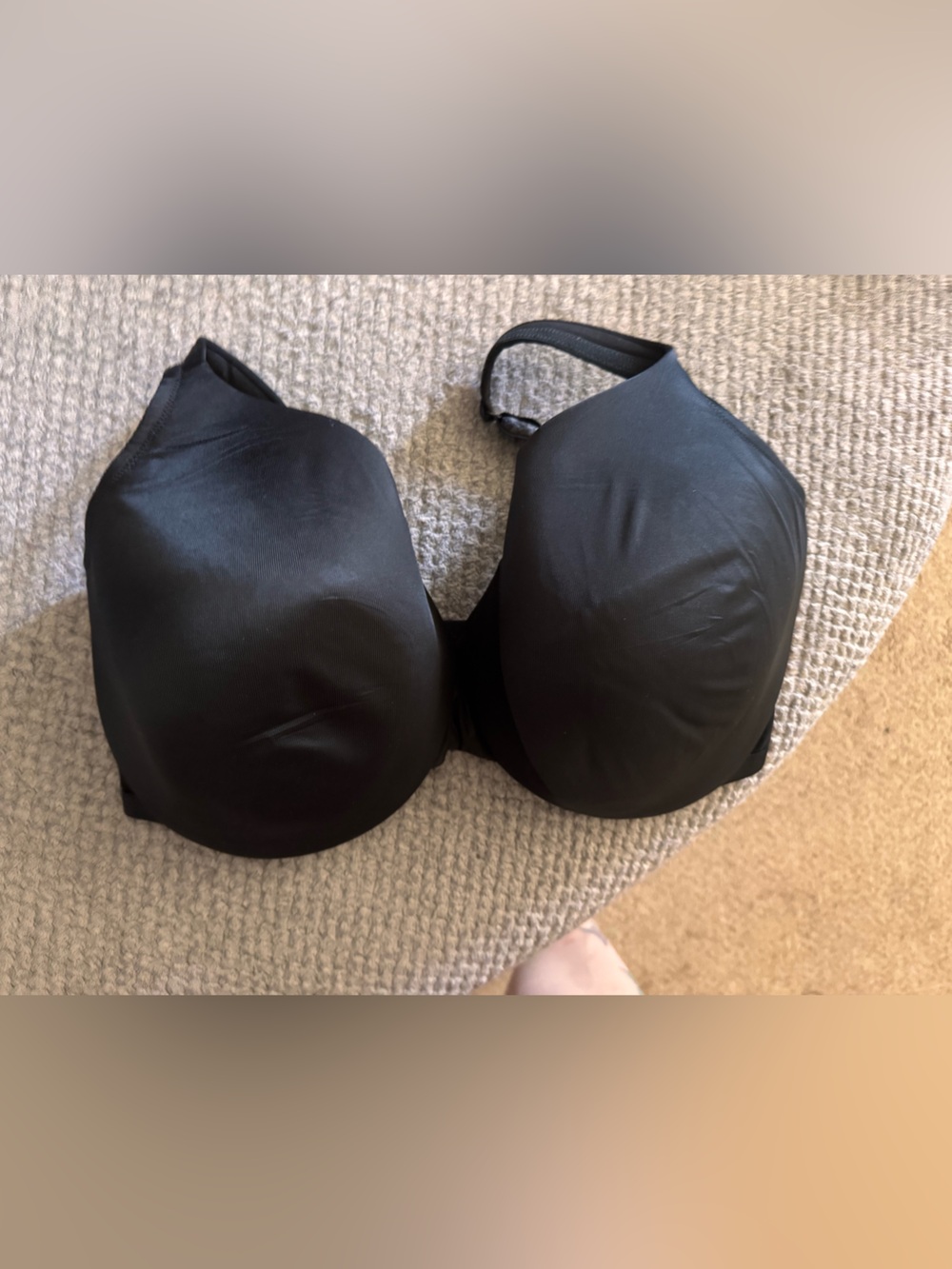 Lane Bryant Black Full Coverage T-Shirt Bra